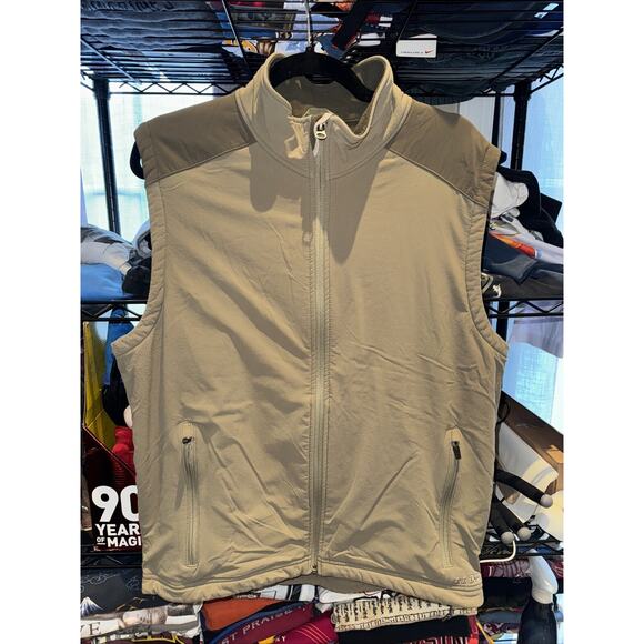 L.L. Bean Other - Vintage LL bean Fleeced Tan Vest Size Medium